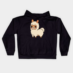 Creamy Llama Kids Hoodie